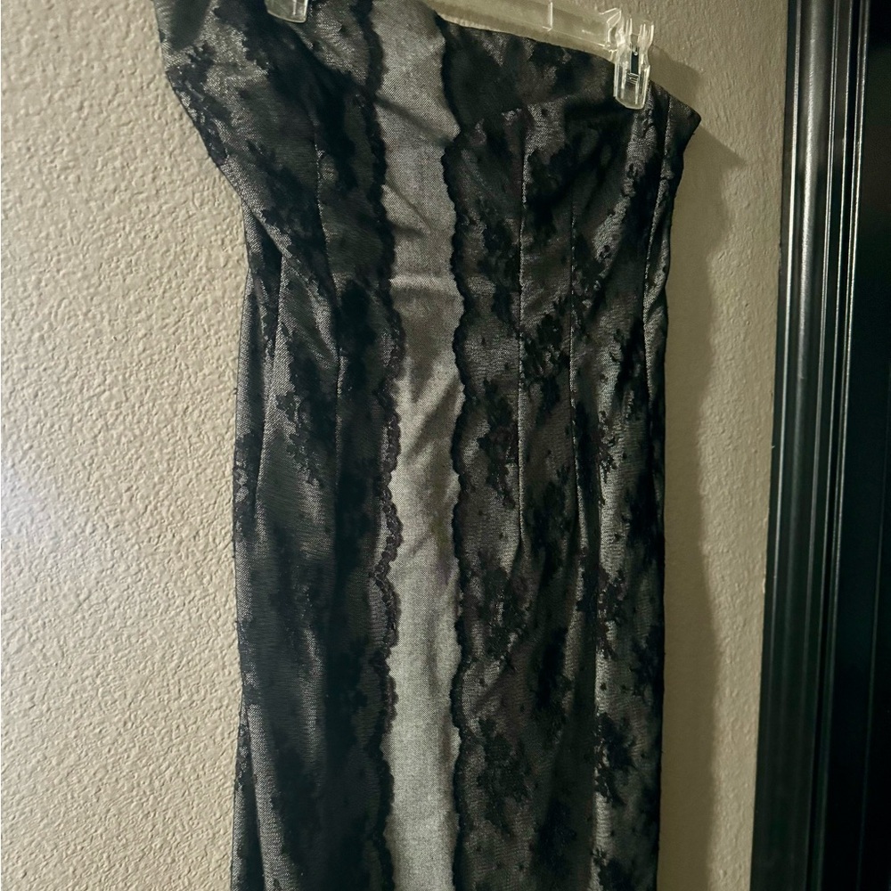 Elegant Black Lace Dress
